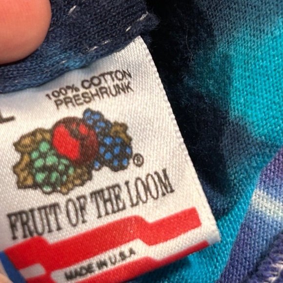 Vintage Grateful Dead Summer Tour 1991 Tie Dye T-Shirt David Opie Size L - Picture 9 of 13